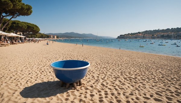 Comment accéder à plage de la bouillabaisse saint-tropez depuis les campings alentours ?