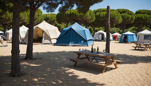 Quels sont les campings à saint-tropez qui louent des emplacements pour tente​ l'été ?